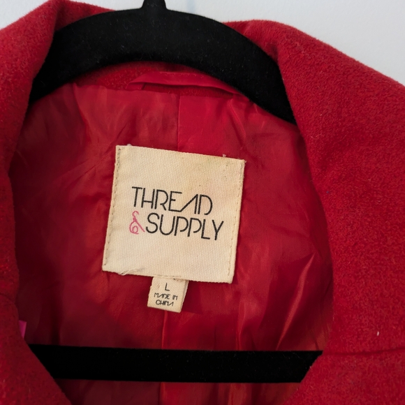 Thread & Supply Vibrant Red Jacket - Picture 2 of 4